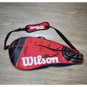 Wilson Tennis BLX 3X Team Red Bag  2-3 Racket Holder *Pre-owned*